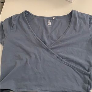 Pacsun blue crop top